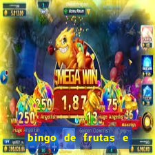 bingo de frutas e legumes para imprimir